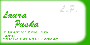 laura puska business card